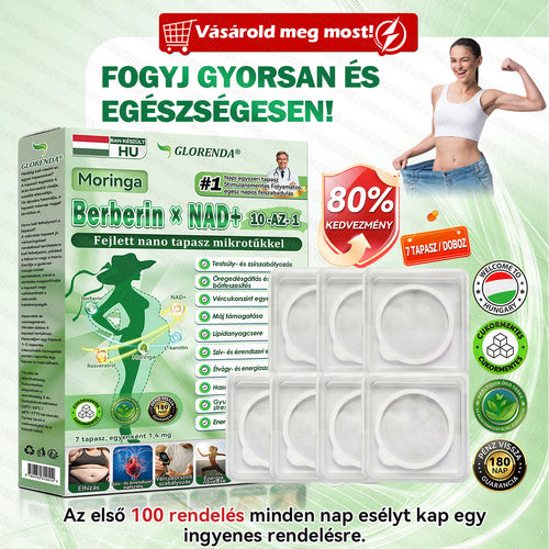 🔥𝑮𝑳𝑶𝑹𝑬𝐍𝐃𝗔®Glumasetide 8az 1-ben Karcsú és Egészséges Nano Mikrotűs Tapasz (Napi 1 alkalom – látható változás akár 7 nap alatt) ✅ Elhízásra, bőrfeszesítésre, cukorbetegségre, alvási apnoéra, ízületekre stb.