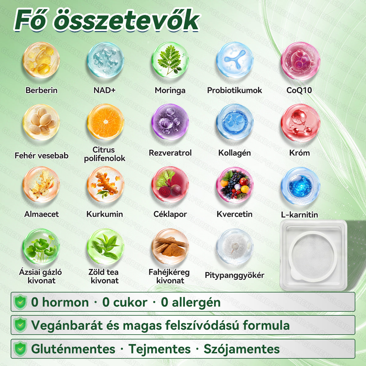 🔥𝑮𝑳𝑶𝑹𝑬𝐍𝐃𝗔®Glumasetide 8az 1-ben Karcsú és Egészséges Nano Mikrotűs Tapasz (Napi 1 alkalom – látható változás akár 7 nap alatt) ✅ Elhízásra, bőrfeszesítésre, cukorbetegségre, alvási apnoéra, ízületekre stb.