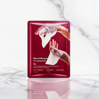 Retinolos bőrmegújító anti-aging fátyolmaszk